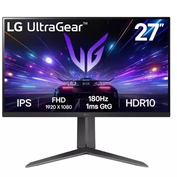 Монитор LG 27" UltraGear 27GS65F-B черный IPS LED 16:9 HDMI матовая HAS 400cd 178гр/178гр 1 107990