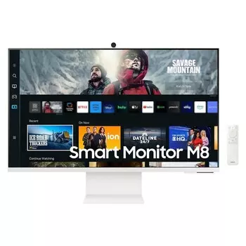 Монитор Samsung 32" M8 LS32CM801UI белый VA LED 16:9 HDMI M/M матовая HAS 400cd 178гр/178гр 103390
