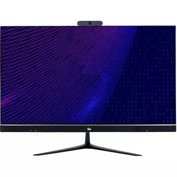 Моноблок IRU Office 23IH5P, 23.8", i5 10400, 16 Гб, SSD 1 Тб, UHDG 630, Dos, чёрный