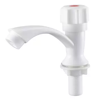 Моносмеситель "РМС" PL3-269F, вентильный, ABS-пластик, белый