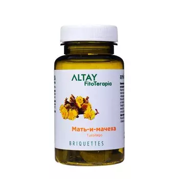 Монотравы в брикетах Мать-и-мачеха, 25 брикетов по 2 г