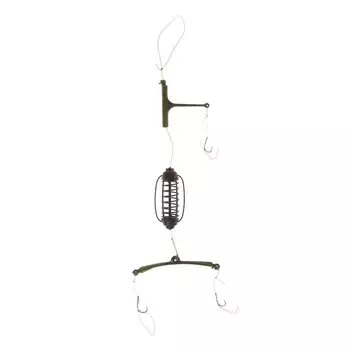 Монтаж фидерный X-FEEDER MELON BOIL-3, 3 крючка с волосом, 60 г