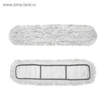 Моп хлопковый разрезной, крепление карман, 60 см