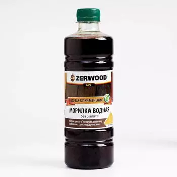 Морилка водная ZERWOOD MV, 0.5 л, лиственница