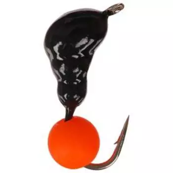 Мормышка безнасадочная «Муравей» с ушком, вес 0,6 г, шарик оранжевый, 5 шт.