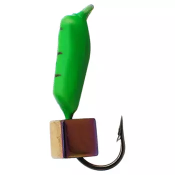 Мормышка столбик 2 «Хамелеон», цвет зелёный