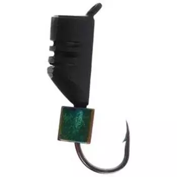 Мормышка «Столбик» чёрная с рисками кубик, 1,6 г, d=4 мм