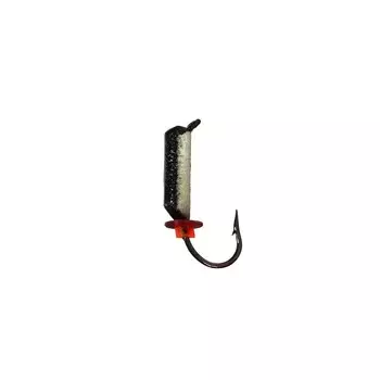 Мормышка Столбик с фосфором чёрная, вес 0.4 г, размер 2