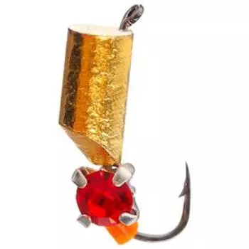 Мормышка «Столбик» золото со стразой, 1,6 г, d=4 мм