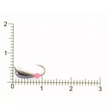 Мормышка вольфрамовая Банан Экстра d2,5, черный никель (5 шт) DS Fishing