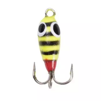 Мормышка вольфрамовая Lucky John ЧЕРТИК с отверстием 040/526