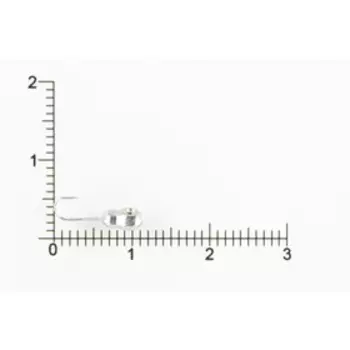 Мормышка вольфрамовая Муравей граненый с отверстием d3,0, никель (5 шт) DS Fishing