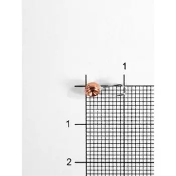 Мормышка вольфрамовая Полусфера с отверстием d4,0, медь (5 шт) DS Fishing