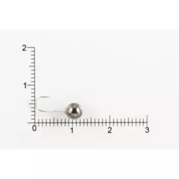 Мормышка вольфрамовая Шар с отверстием d4,5, черный никель (5 шт) DS Fishing