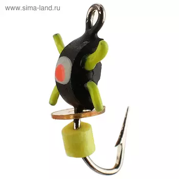 Мормышка жук 2, цвет чёрный