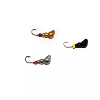 Мормышки свинцовые набор 3 mix МУРАВЕЙ, d=3.5 мм, 3 шт.