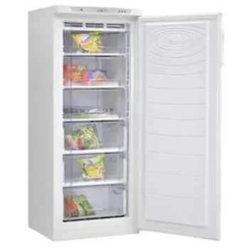 Морозильная камера NORDFROST DF 165 WSP, класс А+, 210 л, 12 кг/сутки, 6 отделений, белая