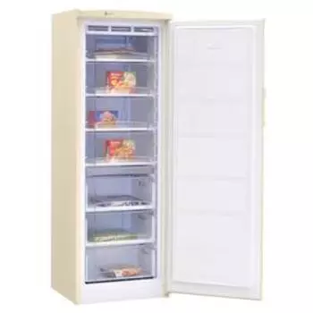 Морозильная камера NORDFROST DF 168 EAP, класс А+, 256 л, 16 кг/сутки, 7 отделений, бежевая