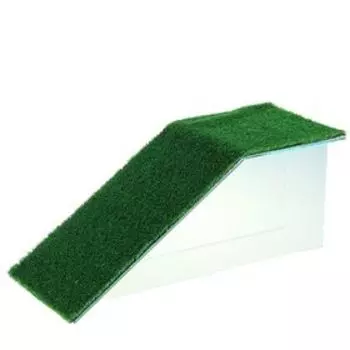 Мостик для черепахи односторонний №4 с травой, 512021 см