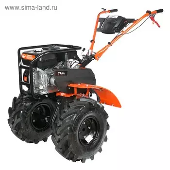 Мотоблок бензиновый PATRIOT "УРАЛ", 5.15 кВт, фрезы 320 мм, 4 вперед/2 назад, 300х900 мм