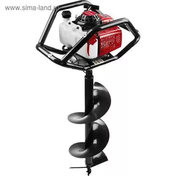 Мотобур со шнеком «ЗУБР» МБ2-300 Н, 2Т, 2.4 кВт, 71 см3, 8800 об/мин, d=20300 мм