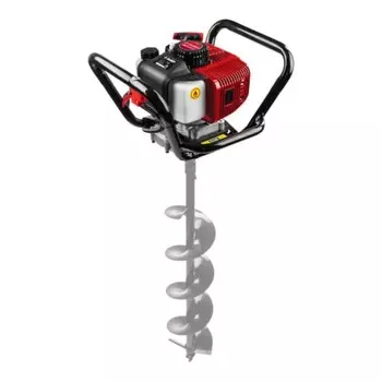 Мотобур ЗУБР МБ1-200, бенз., 2Т, 1.8 кВт, 2.45 л.с., 52 см, 8800 об/мин., 1 л, max d=200 мм