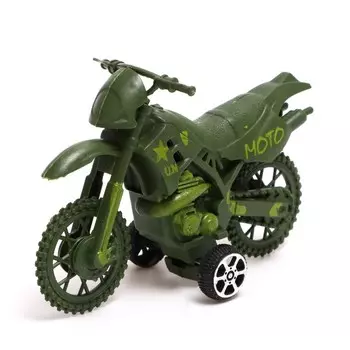 Мотоцикл инерционный «Хаки», цвет МИКС