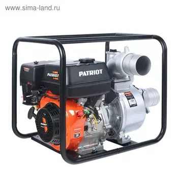 Мотопомпа PATRIOT MP 4090S, 9 л/с, 4Т, 1500 л/мин, глубина 8 м, напор 30 м, d=100 мм