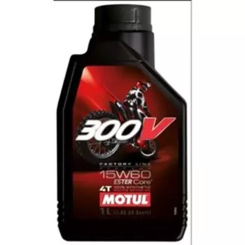 Моторное масло MOTUL 300 V 4T Off Road 15W-60, 1 л 104137
