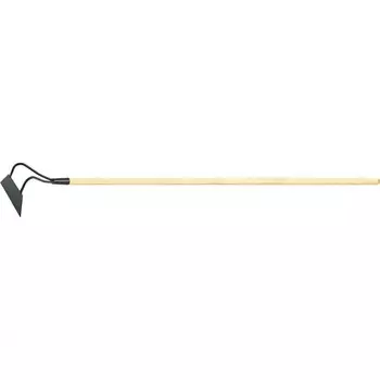 Мотыга прямая, лезвие 20 см, деревянный черенок