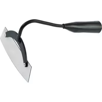 Мотыга прямая, тулейка 30 см, стальная, без черенка