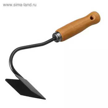 Мотыжка, длина 28 см, деревянная ручка, GRINDA PROLine