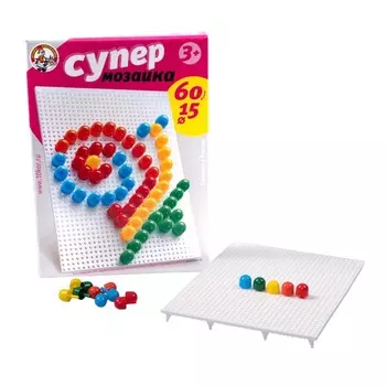 Мозаика для детей «Супер», 60 элементов