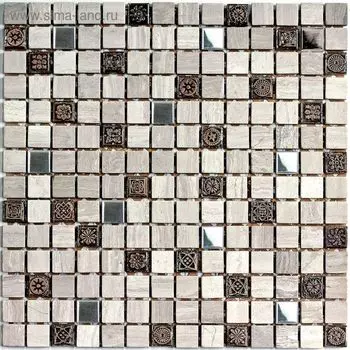 Мозаика из натурального камня Bonaparte, Milan-2 305х305х7 мм