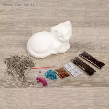 Мозаика из пайеток 3D «Кошка»