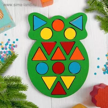 Новогодняя мозаика «Новый год! Ёлочный шар», 10 15 см, МИКС