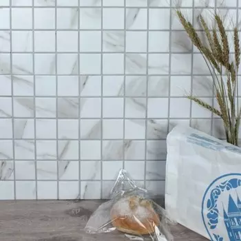 Мозаика керамогранитная Bonaparte Calacatta Gold-48, 306x306x6 мм