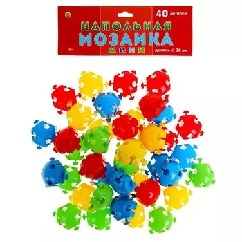 Мозаика напольная, 40 элементов, в пакете