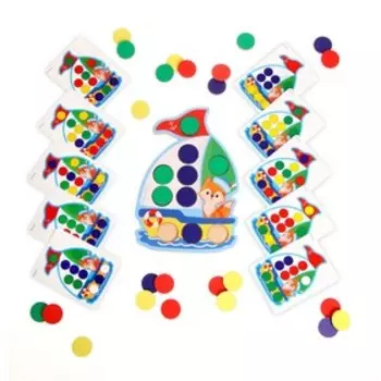 Мозаика с карточками «Лисёнок»