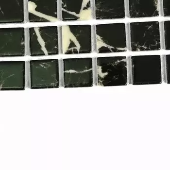 Мозаика стеклянная Bonaparte Mia black (glossy), 300x300x4 мм