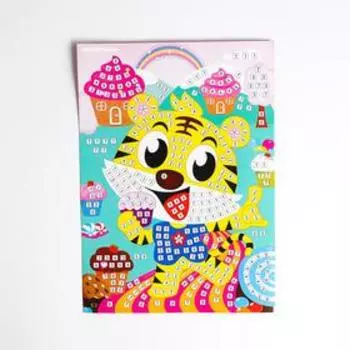 Мозаика стикерная «Весёлый тигра»