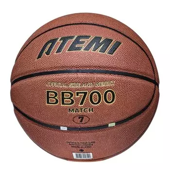 Мяч баскетбольный Atemi, размер 7, композит. кожа, 8 панелей, BB700N, окруж 75-78, клееный 1053074
