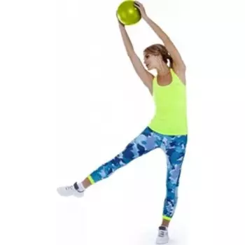 Мяч для фитнеса, йоги и пилатеса Bradex «ФИТБОЛ-25», салатовый