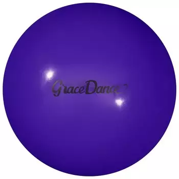 Мяч для художественной гимнастики Grace Dance, d=18,5 см, цвет фиолетовый