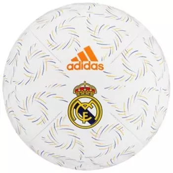 Мяч футбольный ADIDAS RM Clab Home, GU0221, TPU, машинная сшивка, 2 панели, размер 5, 460 г