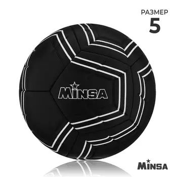 Мяч футбольный MINSA, TPE, машинная сшивка, 12 панелей, р. 5
