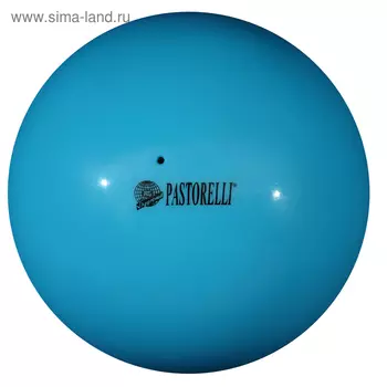 Мяч для художественной гимнастики Pastorelli New Generation FIG, d=18 см, цвет голубой