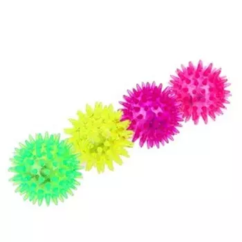 Мяч «Ёжик», световой, матовый, цвета МИКС