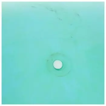 Мяч прыгун с рожками "Маленькая принцесса" 55 см, 480 гр, цвет бирюзовый