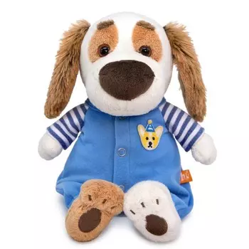 Мягкая игрушка «Бартоломей Baby в комбинезоне с собачкой», 20 см